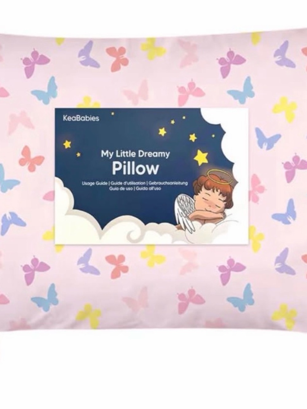 KeaBabies Pink Butterfly Kids Pillow - My Little Dreamy